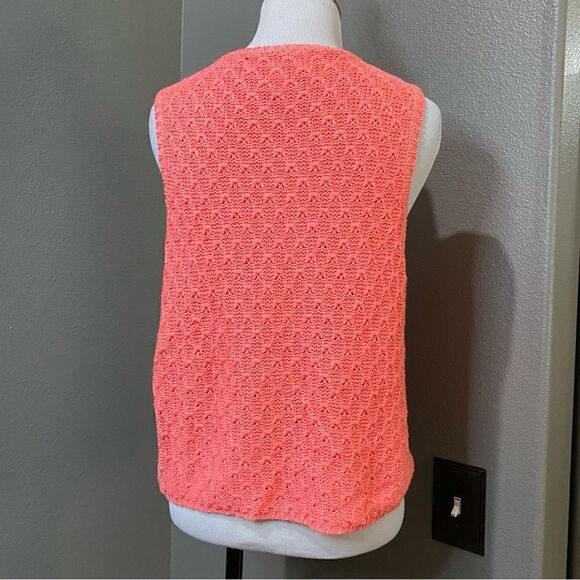 Forever 21 Neon Orange Sherbet Sleeveless Knit Top - Picture 5 of 9